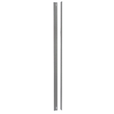 Chatsworth Products 15330-103 Square Punched Center Rack Rail - 45U, 84" H, Gray